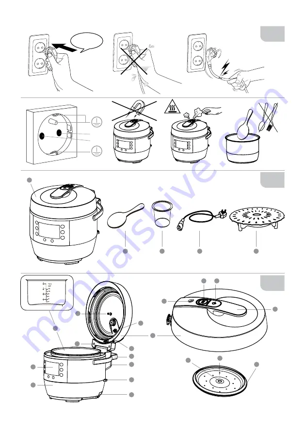 Oursson MP6010PSD Instruction Manual Download Page 3