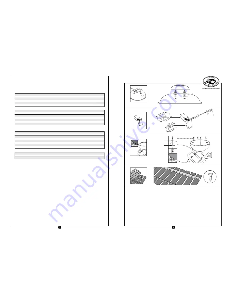 OUTDOOR CHEF Classic Charcoal 570 Assebly Instructions Download Page 2