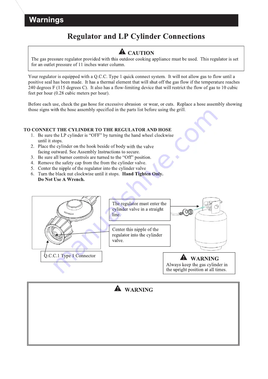 Outdoor Gourmet 157872 Assembly Instructions & User Manual Download Page 6