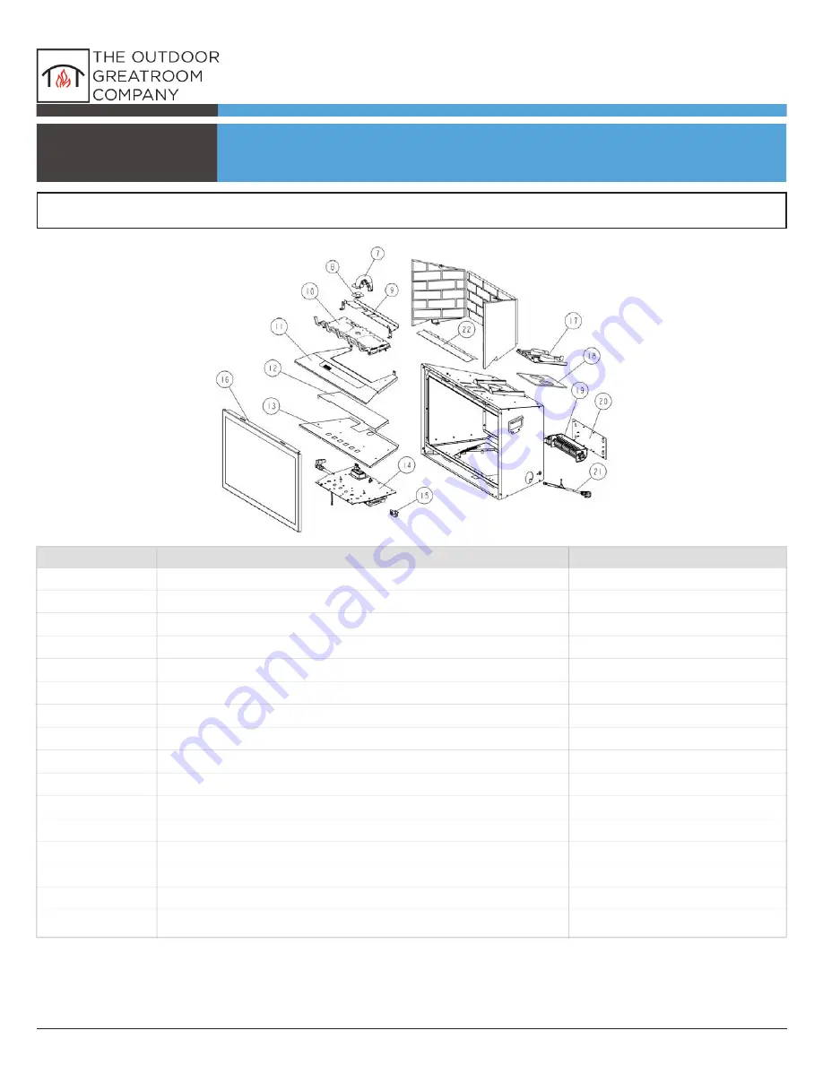 Outdoor GreatRoom Company HGI-31 User Manual Download Page 24