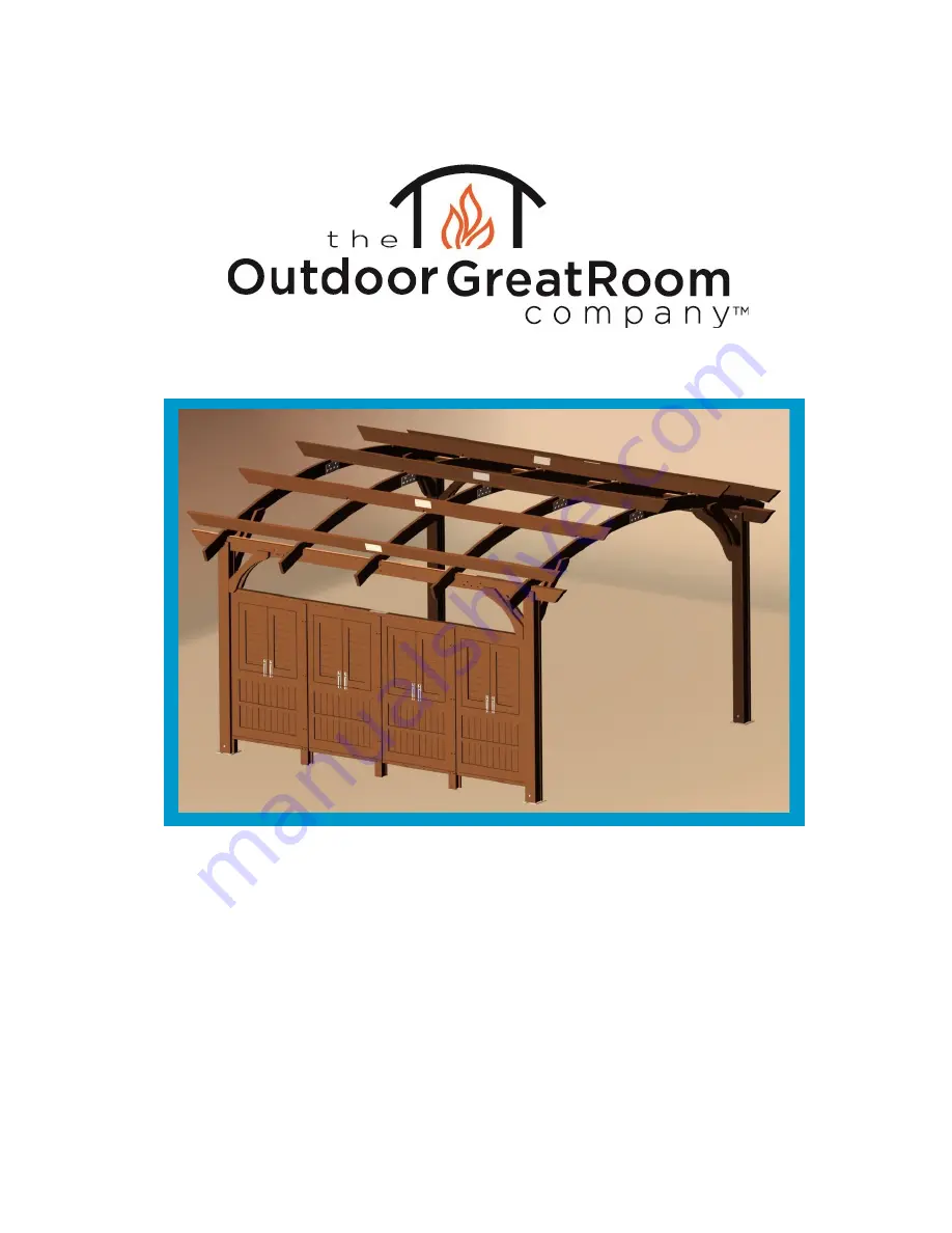 Outdoor GreatRoom Company Sonoma 12-R Instructions Manual Download Page 1