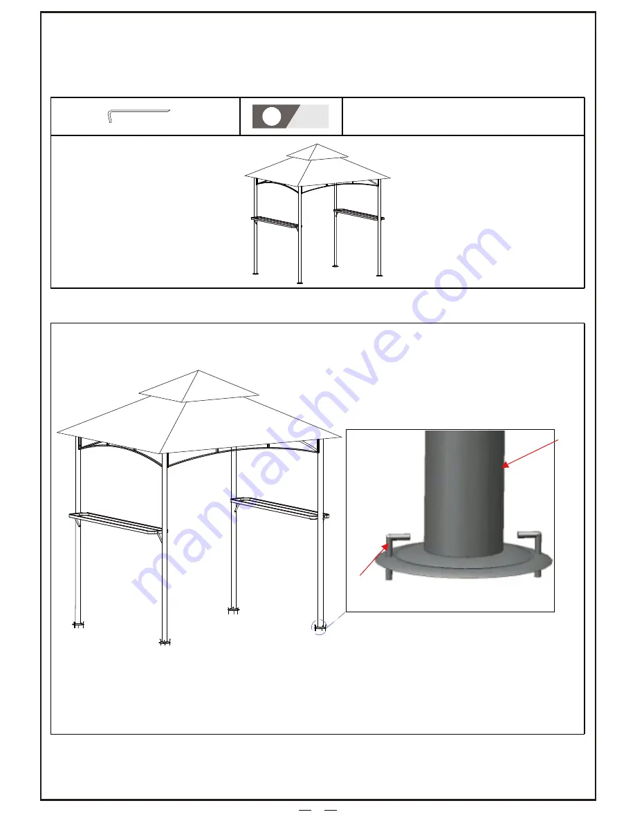 Outdoor Home SKY110616 Assembly Instructions Manual Download Page 8