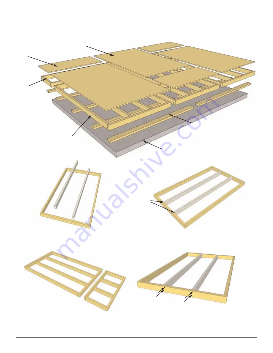 Outdoor living today 8x12 SunShed Assembly Manual Download Page 3