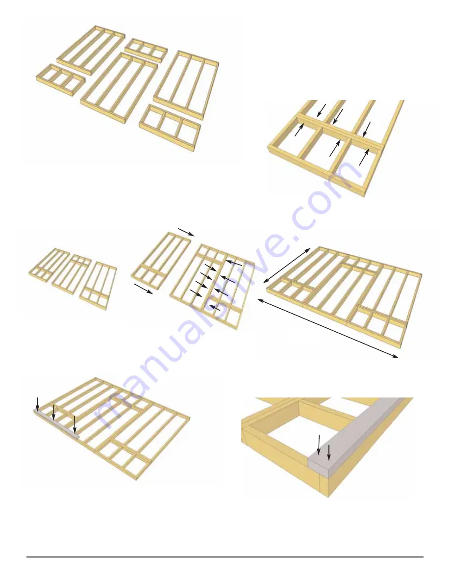 Outdoor living today 8x12 SunShed Assembly Manual Download Page 4