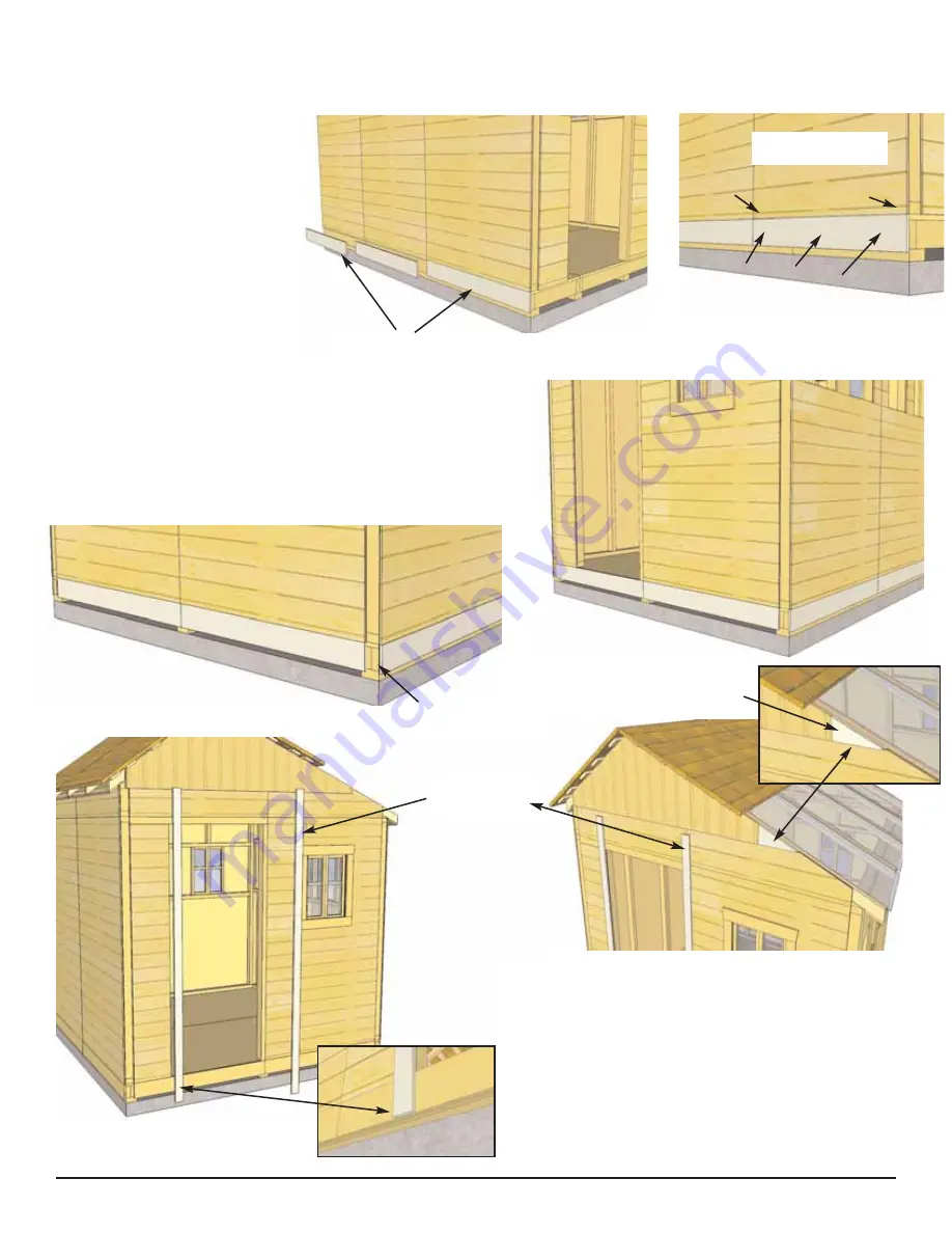 Outdoor living today 8x12 SunShed Assembly Manual Download Page 25