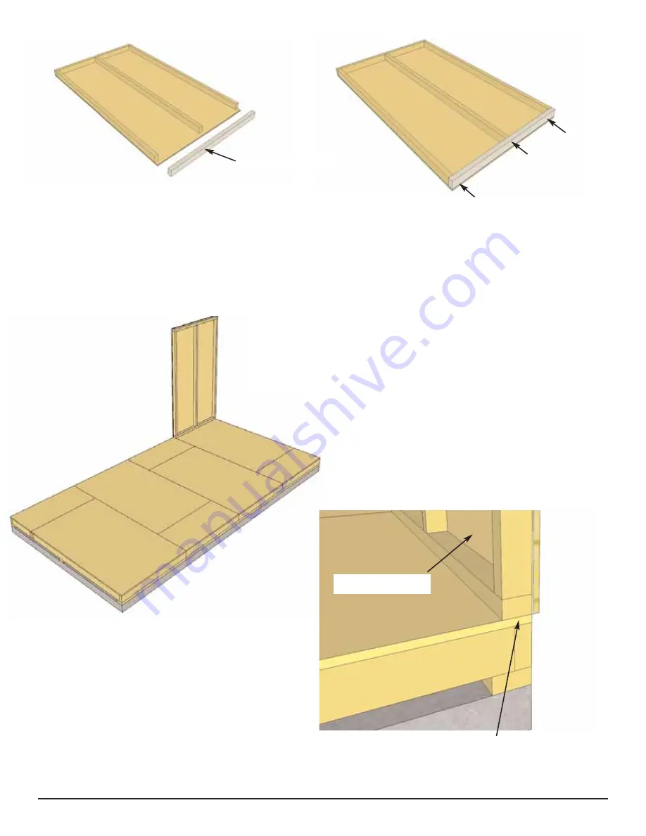 Outdoor living today 8x15 SpaceMaker Garden Shed Assembly Manual Download Page 7