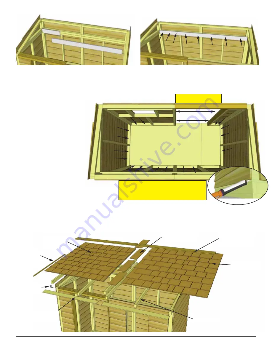 Outdoor living today 8x4 SpaceSaver Bevel Assembly Manual Download Page 13