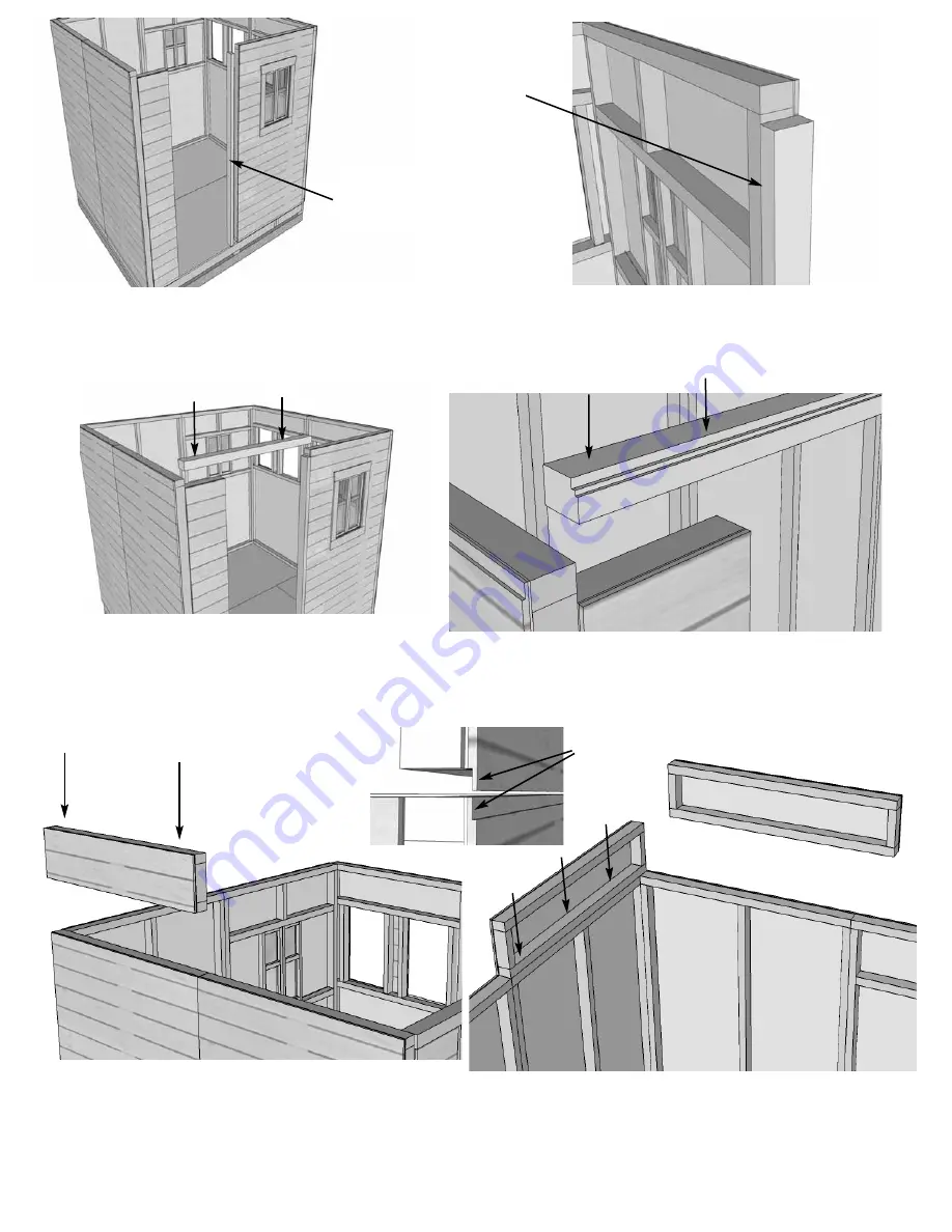 Outdoor living today 8x8 Sunshed Garden Shed Скачать руководство пользователя страница 9