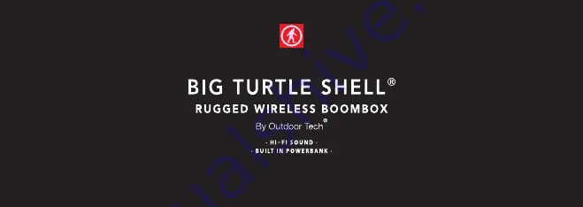 Outdoor Technology BIGTURTLE SHELL Manual Download Page 1