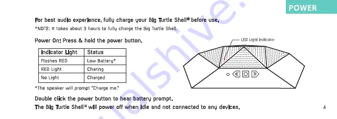 Outdoor Technology BIGTURTLE SHELL Manual Download Page 9