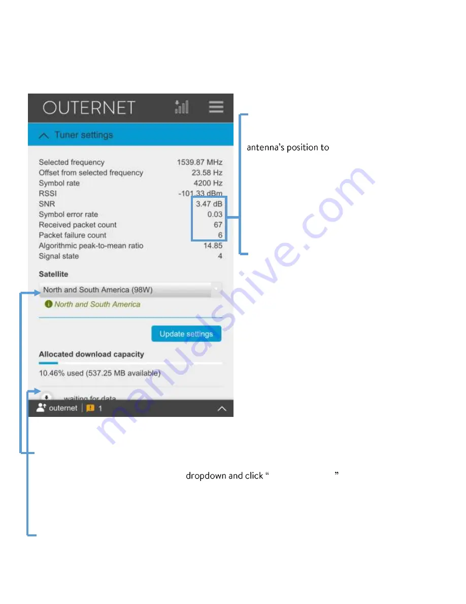 OUTERNET L-BAND Скачать руководство пользователя страница 11