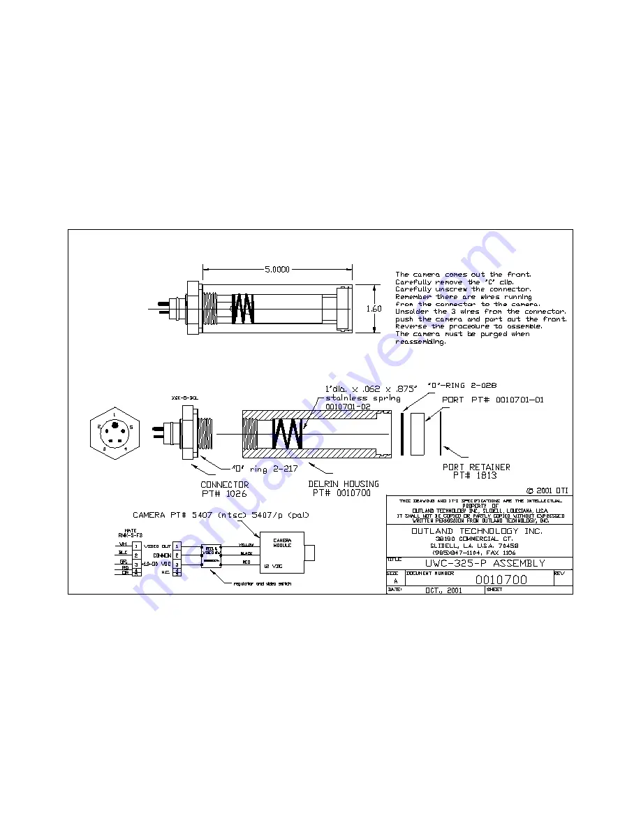 Outland Technology UWS-3310 Operating Instructions Manual Download Page 7