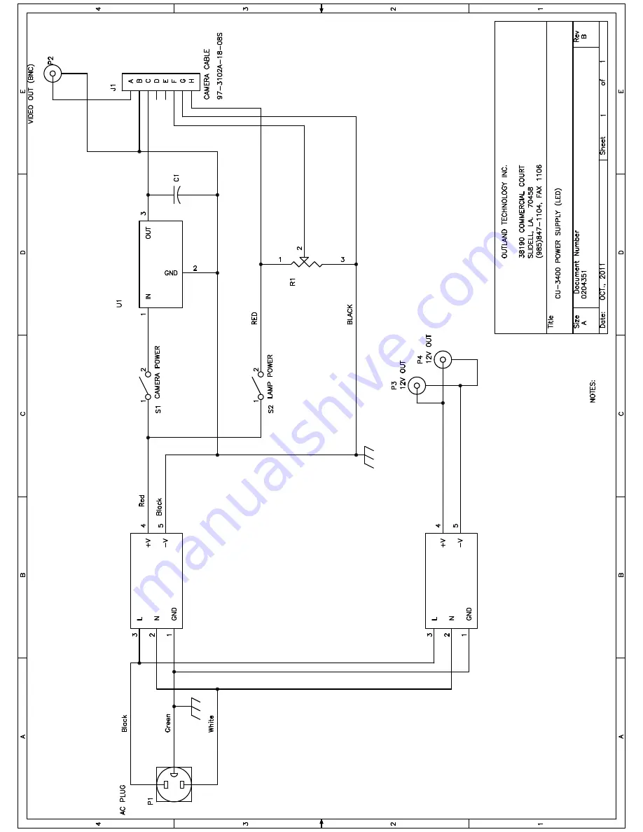 Outland Technology UWS-3410 Operating Instructions Manual Download Page 7