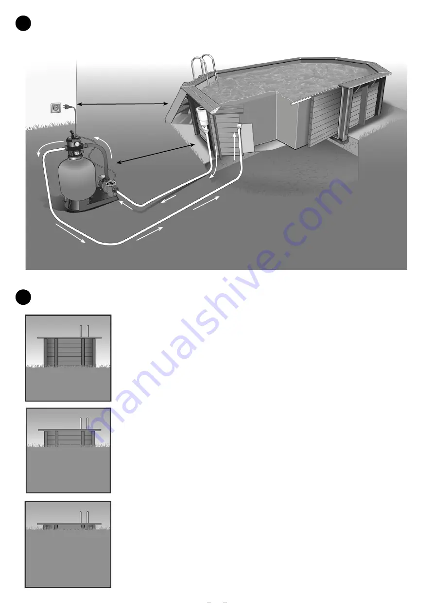 Outside Living Industries sunwater Sun 300x490 H120 cm Note Of Assembly Download Page 31