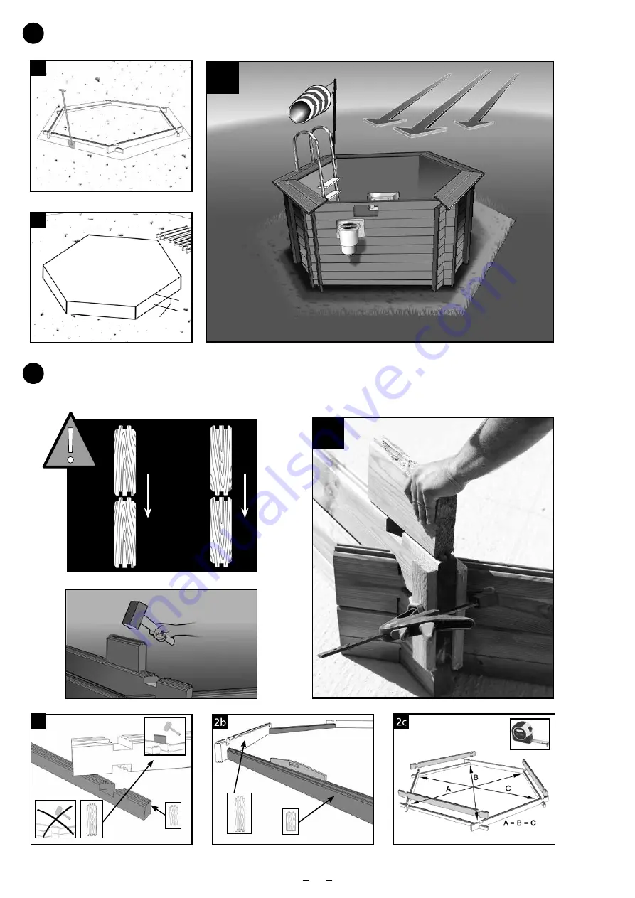 Outside Living Industries ubbink Azura 410 - H120 cm Note Of Assembly Download Page 45