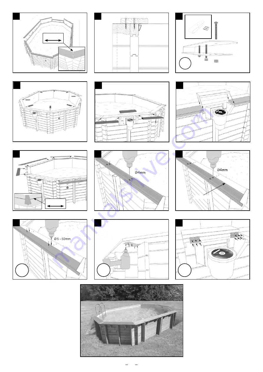 Outside Living Industries ubbink Ocea 400x610 - H130 cm Note Of Assembly Download Page 56