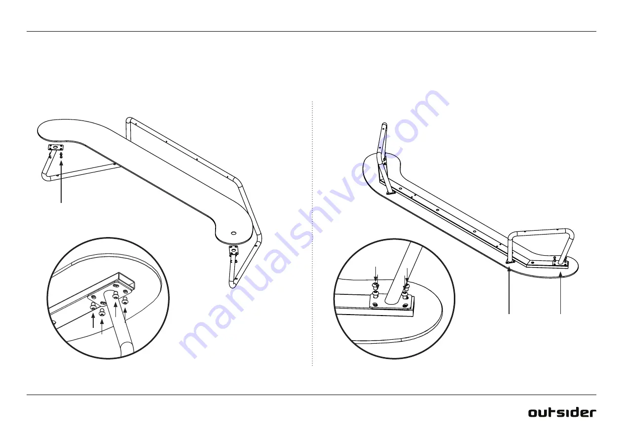 Outsider PLATEAU BENCH 192 Скачать руководство пользователя страница 4