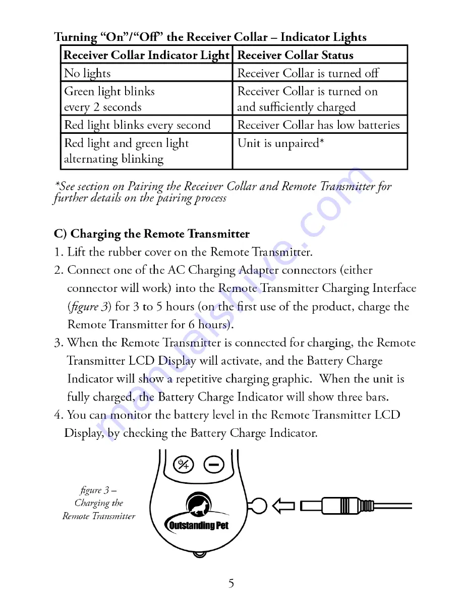 outstanding pet LR-800M User Manual Download Page 7