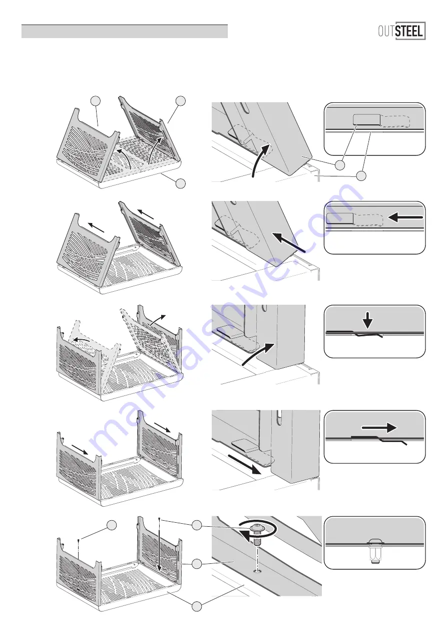 OUTSTEEL BROUSSE S Installation Instructions Manual Download Page 4