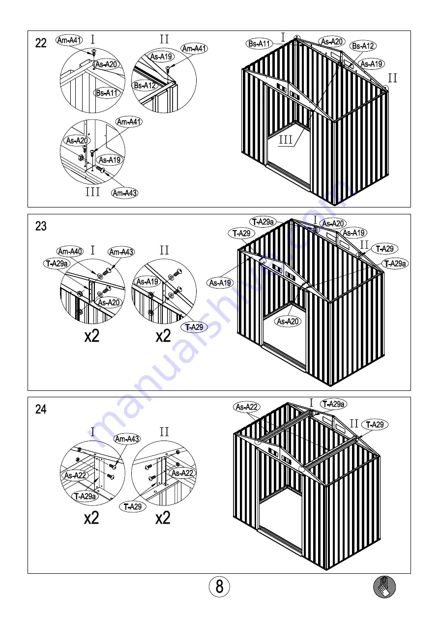 Outsunny 845-030GN Operating Instructions Manual Download Page 17