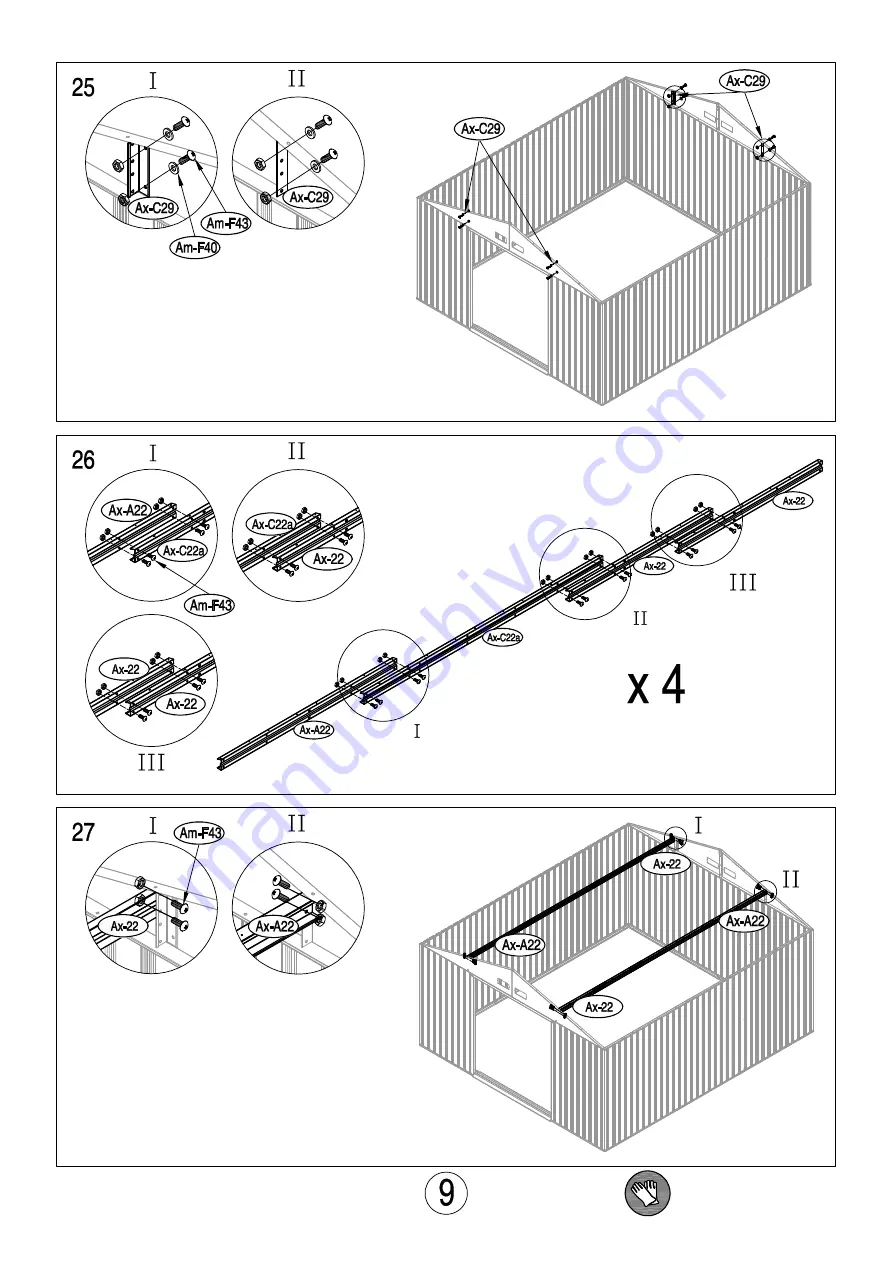 Outsunny 845-031V01 Owner'S Manual Download Page 18