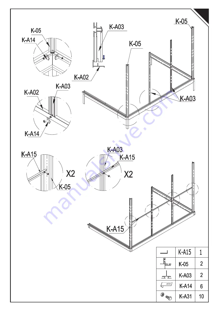 Outsunny 845-391V01 Assembly And Instruction Manual Download Page 16