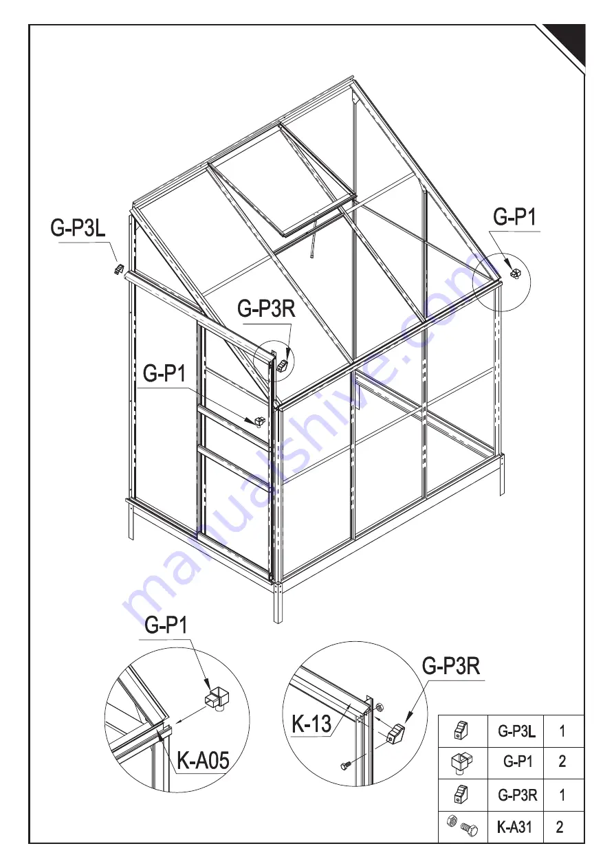 Outsunny 845-391V01 Скачать руководство пользователя страница 36