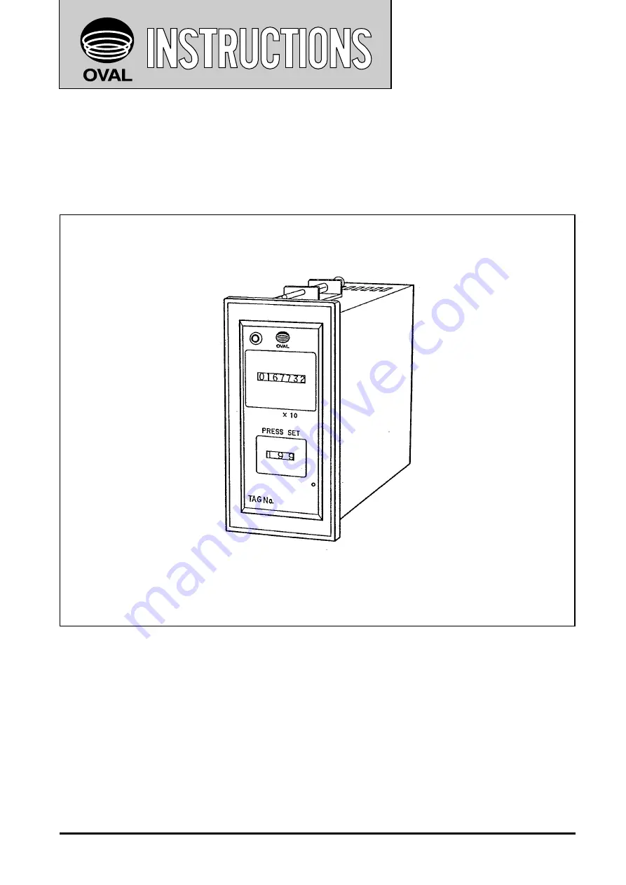 Oval EL4061 Instructions Manual Download Page 1