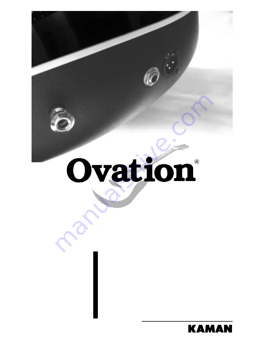 Ovation OP-30 Owner'S Manual Download Page 1