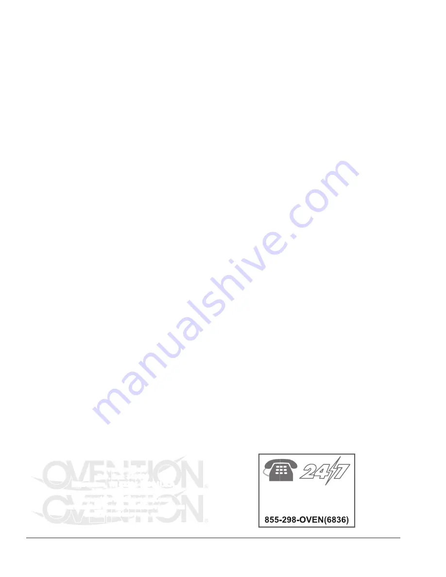 Ovention Shuttle 1600 Manual Download Page 39