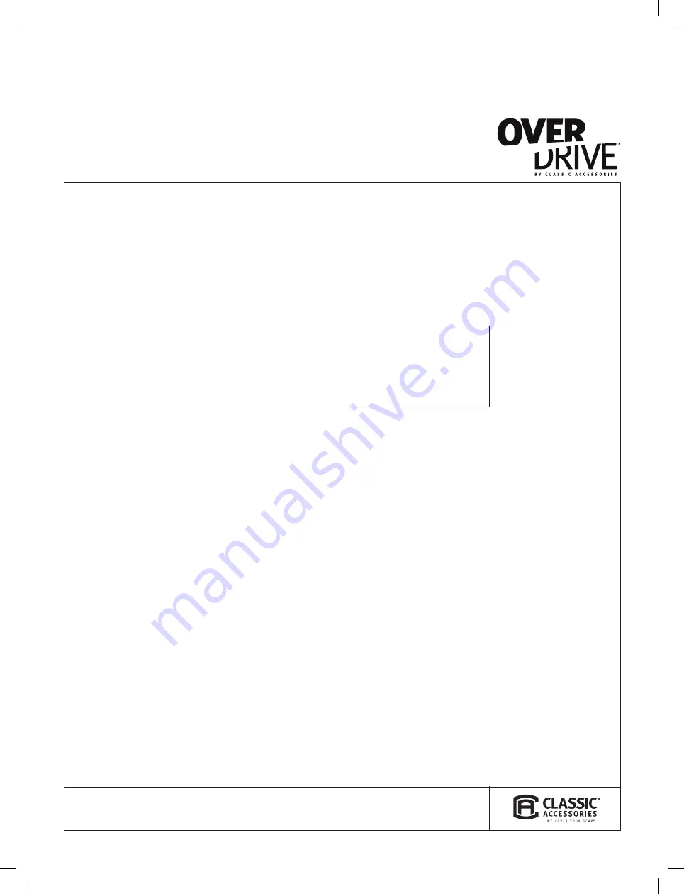 Overdrive SkyShield Instructions Manual Download Page 1