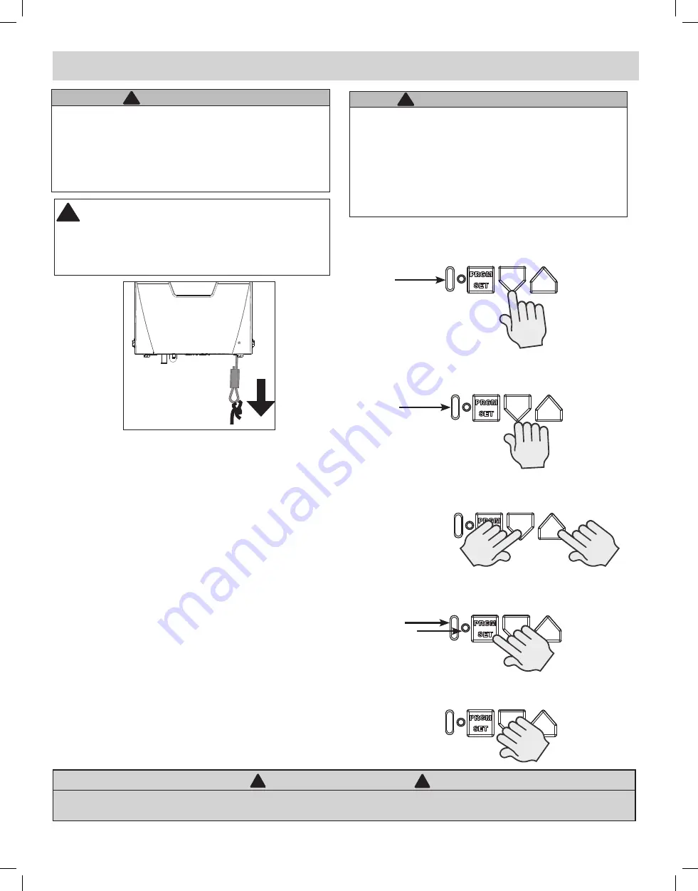 Overhead door INFINITY 2000 Installation, Programming, Operating Manual Download Page 20