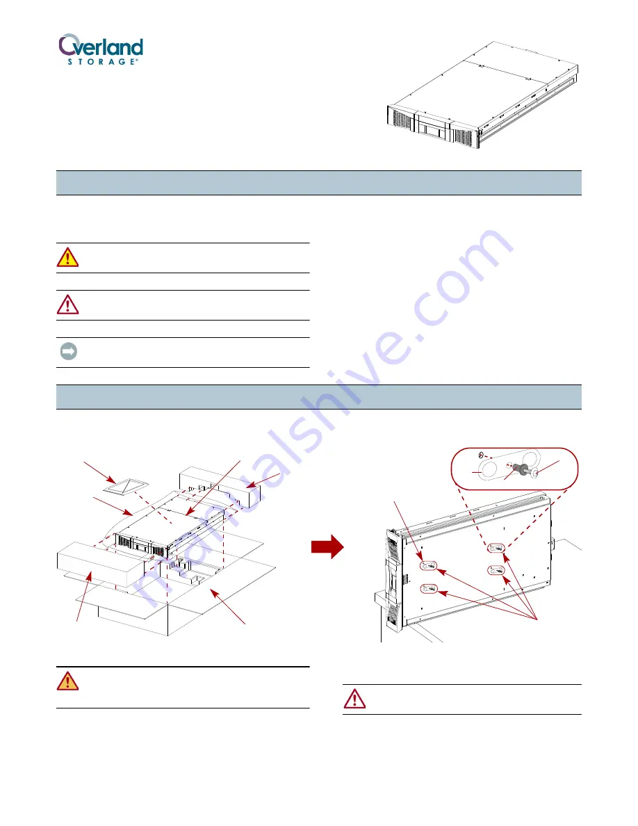 Overland Storage XchangeNOW ARCvault Series Remove & Replace Instructions Download Page 1