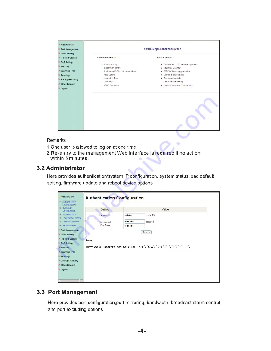 OverTek OT-2208SIW/UX User Manual Download Page 5