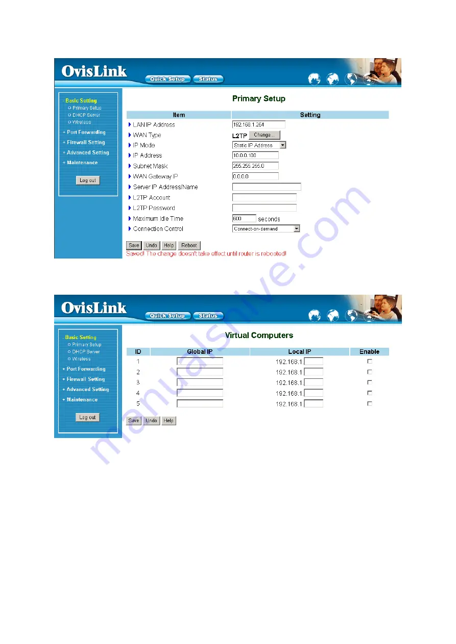 Ovislink AirLive WL-1000UR User Manual Download Page 20