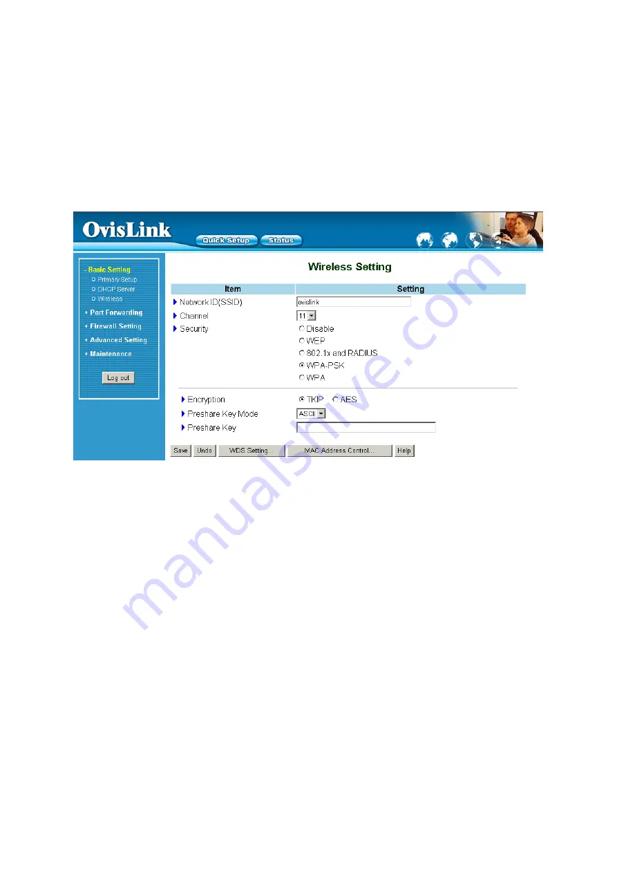 Ovislink AirLive WL-1000UR User Manual Download Page 24