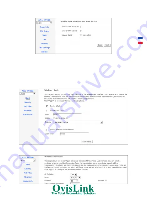 Ovislink EVO-DSL SERIES Quick Installation Manual Download Page 17