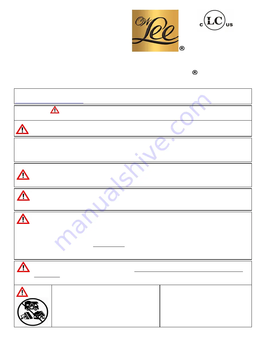 OW Lee CASUAL FIRESIDE 5110-3050O Owner'S Manual Download Page 15