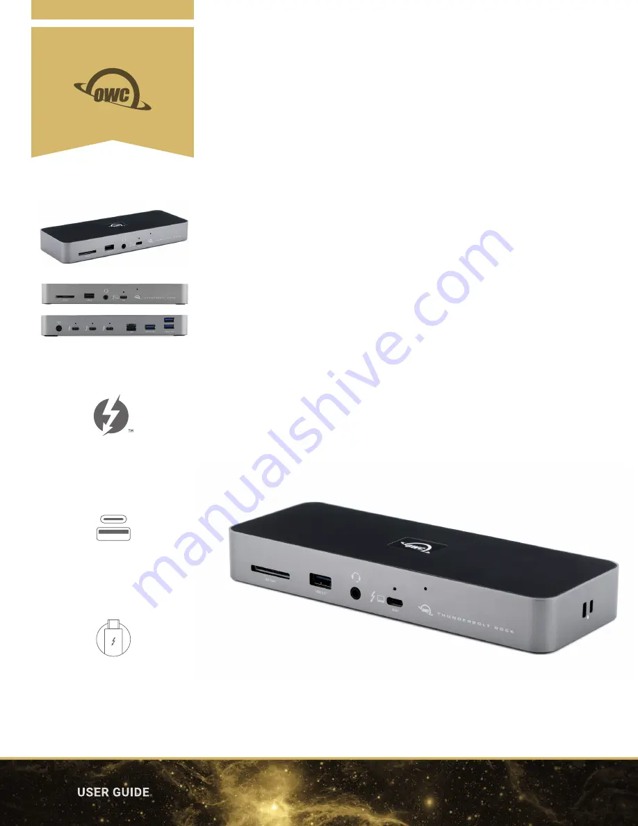 OWC Thunderbolt Dock User Manual Download Page 1