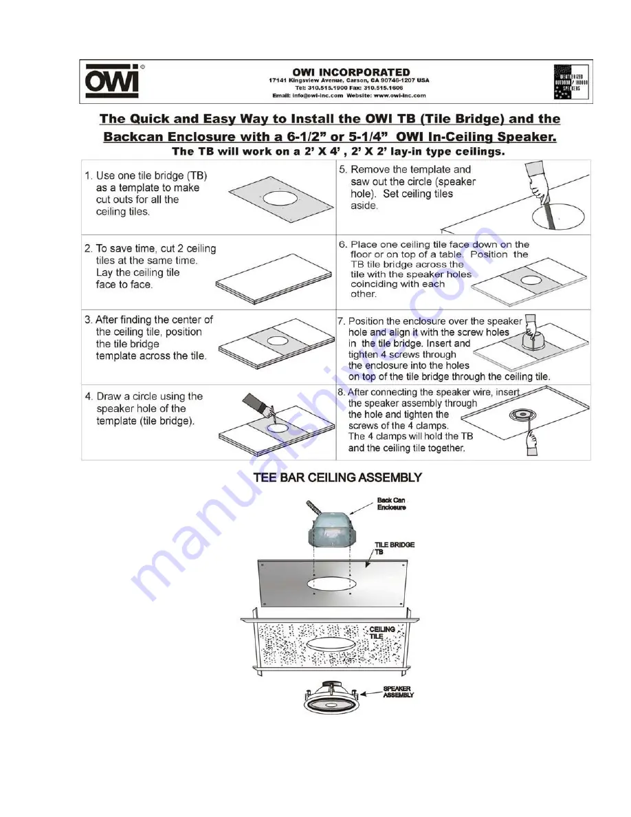 OWI AMP-HD2SIC6 User Manual Download Page 18