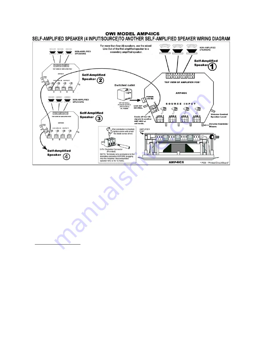 OWI AMP4IC6 Installation Instructions Manual Download Page 5