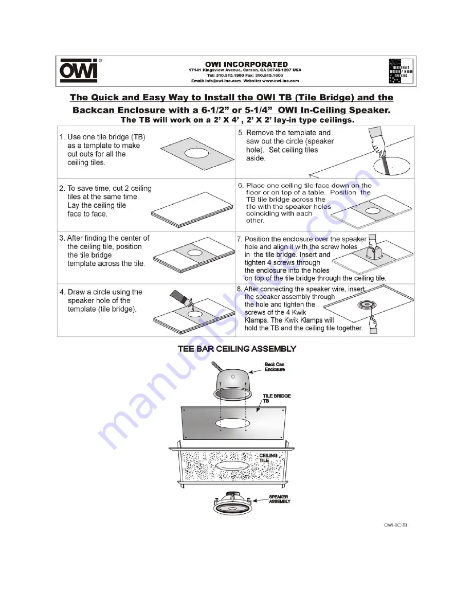 OWI AMP4IC6 Installation Instructions Manual Download Page 10