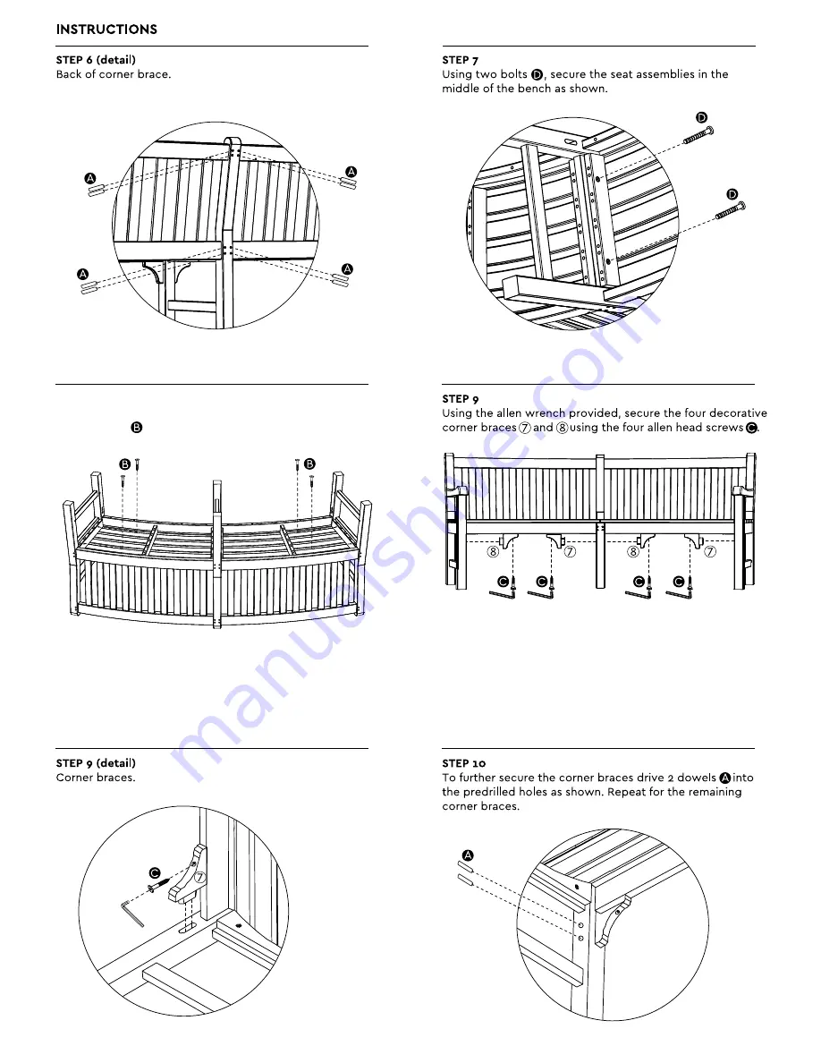 Oxford Garden ESSEX Assembly Instructions Download Page 3