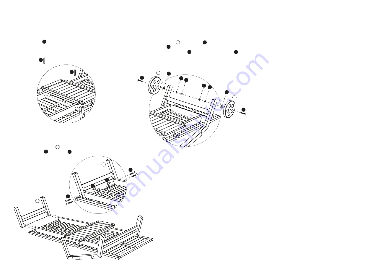 Oxford Garden Siena Chaise Lounge SCL70 Assembly Instructions Download Page 4