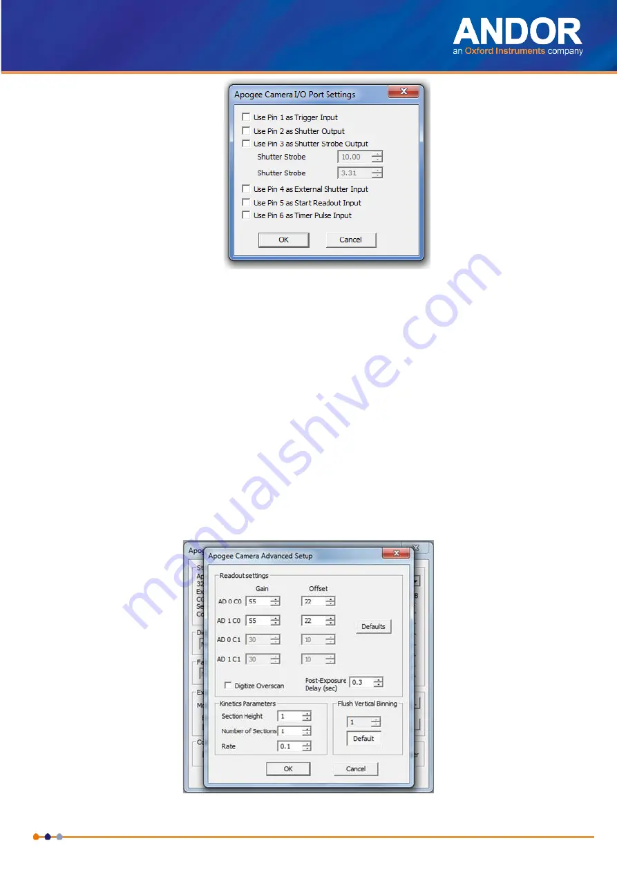 Oxford Instruments Andor Apogee Alta Series Hardware Manual Download Page 22