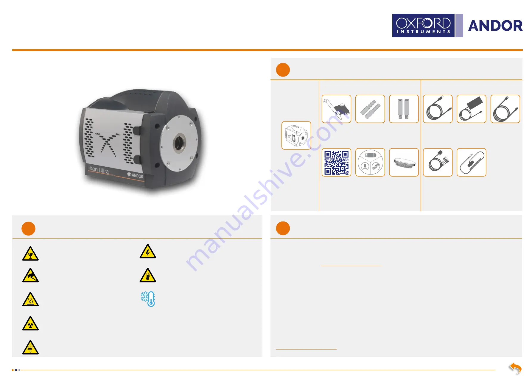 Oxford Instruments ANDOR iXon Ultra 888 Скачать руководство пользователя страница 1