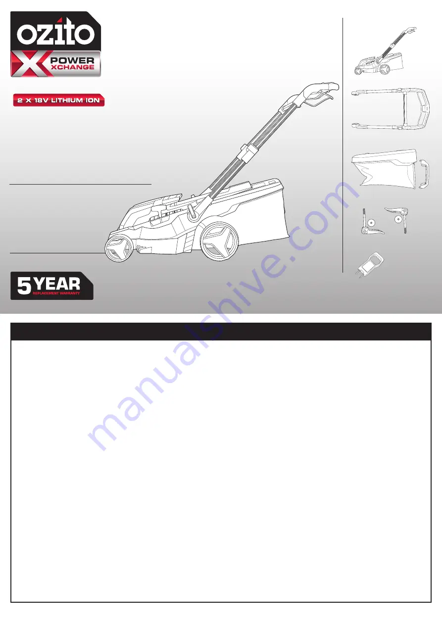 Ozito 0207446 Скачать руководство пользователя страница 1