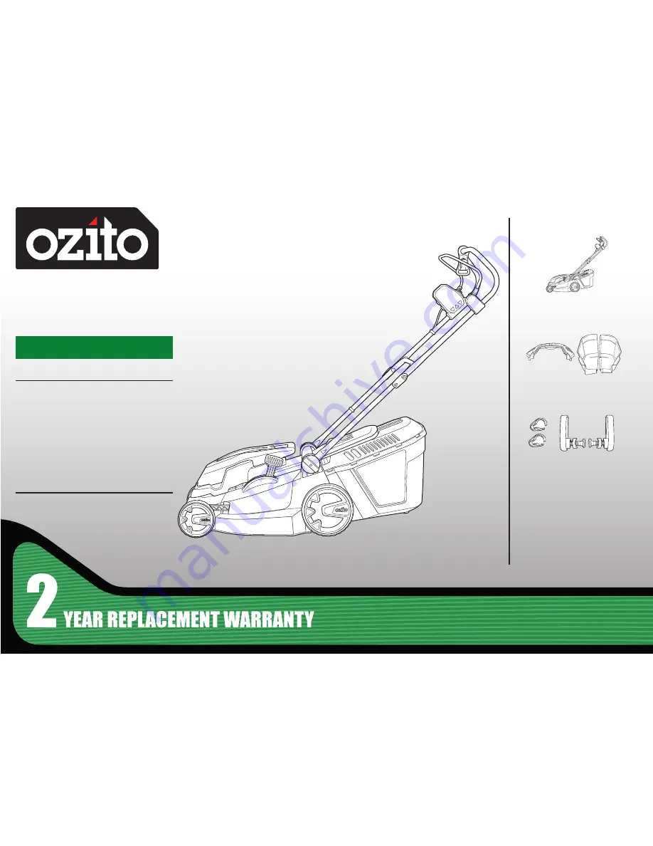 Ozito ECOMOW Instruction Manual Download Page 1