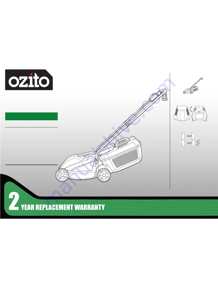 Ozito ELM-1000 Instruction Manual Download Page 1