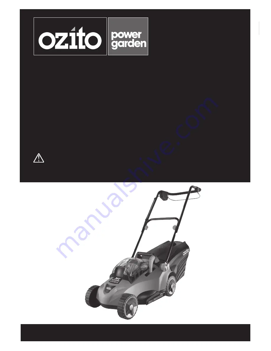 Ozito LML-036 Instruction Manual Download Page 1